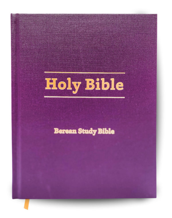 Bible Text Edition - Hard Cover - Eggplant