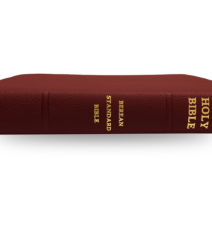 Holy Bible, Berean Standard Bible. Genuine Leather – Tosca Cowhide Merlot.