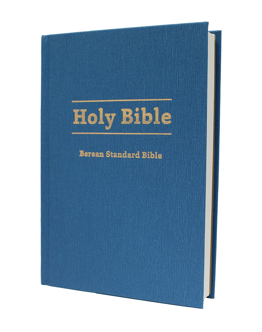 Holy Bible, Berean Standard Bible. – Cobalt Blue