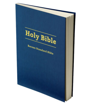 Holy Bible, Berean Standard Bible. – Cobalt Blue