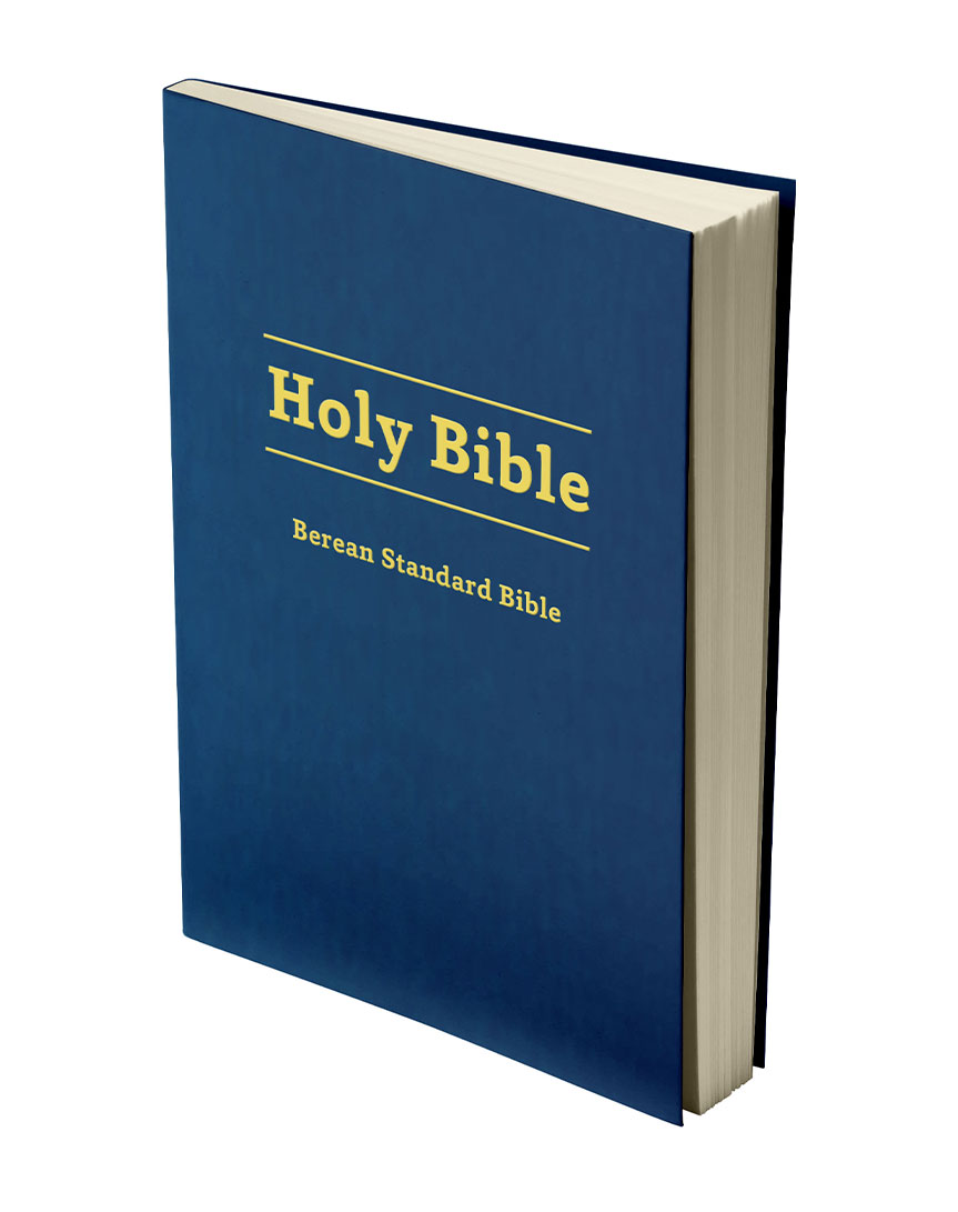 Holy Bible, Berean Standard Bible. – Cobalt Blue