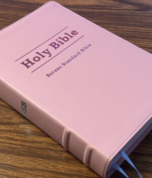 **Coming Soon** Holy Bible, Berean Standard Bible. Genuine Leather – Pink