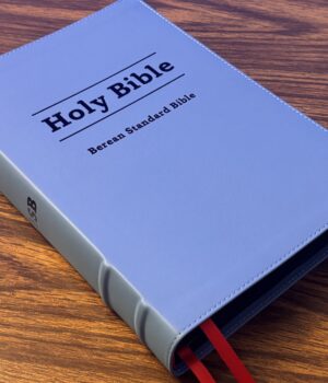 **Coming Soon** Holy Bible, Berean Standard Bible. Genuine Leather – Light Blue